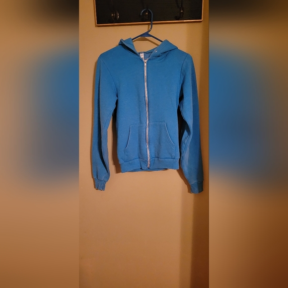 American Apparal blue zip up - Picture 1 of 3